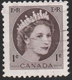 [Queen Elizabeth II - Normal Paper, See 1962 for Fluorescent Stripes, type GT]