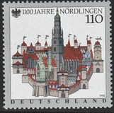 [The 1100th Anniversary of Nördlingen, type BNW]