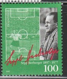 [The 100th Anniversary of the Birth of Sepp Herberger, Football coach and Player, type BLF]