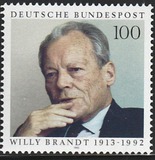 [The 80th Anniversary of the Birth of Willy Brandt, Politician, type BDW]