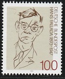 [The 100th Anniversary of the Birth of Hans Fallada, Writer, Typ BCZ]