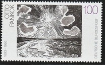 [The 100th Anniversary of the Birth of A. Paul Weber, Otto Pankok and George Grosz, Painters, тип BBZ]