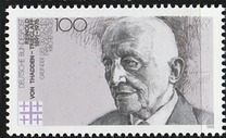 [The 100th Anniversary of the Birth of Reinod von Thadden-Trieglaff, Founder of "Deutschen Evangelischen Kirchentages", Typ AYB]