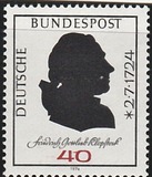 [The 250th Anniversary of the Birth of Friedrich Gottlieb Klopstock, Poet, Typ WB]