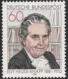 [The 100th Anniversary of the Birth of  Elly Heuss-Knapp, тип AFZ]