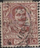 [Definitives - Eagle with Coat of Arms - Victor Emmanuel III, 1869-1947, type AK]
