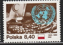 [The 35th Anniversary of the United Nations, type CIP]