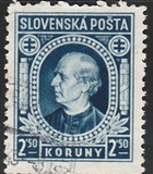 [Andrej Hlinka - Inscription "SLOVENSKÁ POŠTA", type E6]