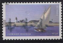 [Paintings - The Long Leg by Edward Hopper, 1882-1967 - Self-Adhesive Stamp (44 cents), Вид FWY]