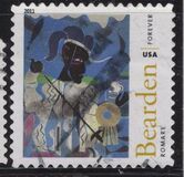 [The 100th Anniversary of the Birth of Fred Romare Harry Bearden, 1911-1988 - Self-Adhesive Stamps (44 cents), Вид FXC]