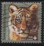 [Endangered Species - Tiger. Self-Adhesive Stamp, Вид FXA]
