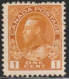 [King George V in Admiral Uniform - New Colors and Values, 类型 AD8]