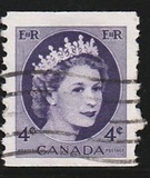 [Queen Elizabeth II - Normal Paper, See 1962 for Fluorescent Stripes, jenis GT3]