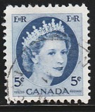 [Queen Elizabeth II - Normal Paper, See 1962 for Fluorescent Stripes, jenis GT4]