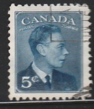 [King George VI - Inscription: "POSTES POSTAGE", տեսակ EN]