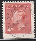 [King George VI - Inscription: "POSTES POSTAGE", տեսակ EM1]