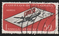 [Airmail - Inscribed "ENTREGA INMEDIATA", Tip ADH]