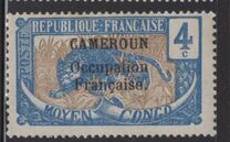 [Middle Congo Postage Stamps Overprinted "CAMEROUN Occupation Francaise", type D2]