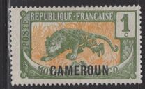 [Middle Congo Postage Stamps (Colors Changed) Overprinted "CAMEROUN", tegund E]