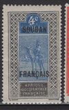[Upper Senegal and Niger Stamps of 1914-1916 & Not Issued Stamps Overprinted "SOUDAN FRANCAIS" - Tuareg on Camel, type C2]