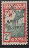 [French Guyane Postage Stamps Overprinted "TERRITORIE DE L'ININI", type A1]