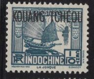 [Indochinese Postage Stamps Overprinted "KOUANG-TCHÈOU", Tip J]