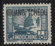 [Indochinese Postage Stamps Overprinted "KOUANG-TCHÈOU", Tip J]
