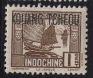 [Indochinese Postage Stamps Overprinted "KOUANG-TCHÈOU", Tip J5]