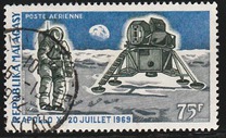 [Airmail - The 1st Anniversary of Manned Moon Landing, प्रकार QL]