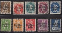 [Postage Stamps from Bayern Overprinted "Deutsches Reich", type AD]