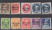 [Postage Stamps from Bayern Overprinted "Deutsches Reich", type AD]