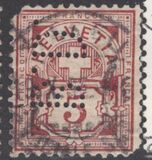 [Helvetia - Cross & Shield - Fiber Paper, प्रकार L2]