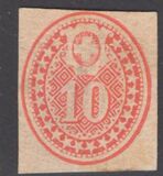 [Helvetia - Cross & Shield - Fiber Paper, प्रकार L4]
