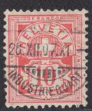 [Helvetia - Cross & Shield - Fiber Paper, प्रकार L4]