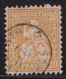 [Helvetia - New Design - Value in Corners - White Paper, 类型 K4]