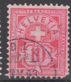 [Helvetia - Cross & Shield - Fiber Paper, प्रकार L4]
