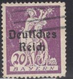 [Postage Stamps from Bayern Overprinted "Deutsches Reich", प्रकार AE]