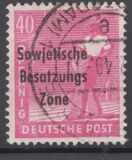 [Joint Allied Occupation Zones Stamps Overprinted "Sowjetische Besatzungs Zone", type B11]