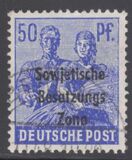 [Joint Allied Occupation Zones Stamps Overprinted "Sowjetische Besatzungs Zone", type B12]