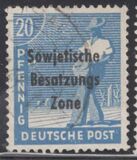 [Joint Allied Occupation Zones Stamps Overprinted "Sowjetische Besatzungs Zone", tip B7]