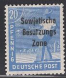 [Joint Allied Occupation Zones Stamps Overprinted "Sowjetische Besatzungs Zone", tip B7]