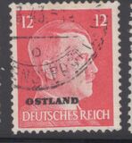[German Empire Postage Stamps Overprinted "OSTLAND", type A7]