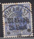 [German Empire Postage Stamps Surcharged & Overprinted "M.V.i.R.", type B2]