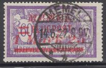 [French Postage Stamps Overprinted "MEMEL" & Surcharged in Italic, typ H13]