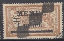 [French Postage Stamps Overprinted "MEMEL" and Surcharged, प्रकार B8]