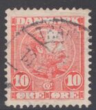 [King Christian IX, 1818-1906 - Horizontal Lines in Background in Oval, 类型 M]