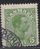 [King Christian IX, 1818-1906 - Vertical and Horizontal Lines in Background in Oval, type N]