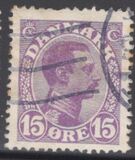 [King Christian IX, 1818-1906 - Vertical and Horizontal Lines in Background in Oval, type N]
