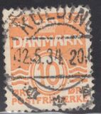 [Wavy Lines - Steel Engraving. 1 White Field on Left Lion's Top Paw, type AS6]