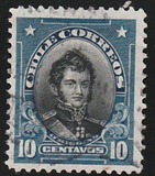 [Personalities - Inscribed "CHILE CORREOS", type AO1]